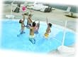 Dunn Rite WaterVolly Portable Pool Volleyball Set
