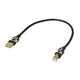 USB 2.0 Shortys, A Male To B Male, 1 Ft.