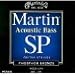 Martin MSP4850 SP Phosphor Bronze Acoustic Bass Strings, Medium