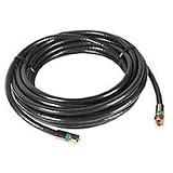 GE 23268 RG6 Coaxial Video Cable (Black, 6 Feet)