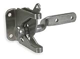 Gate Hardware: Battalion 1XMP1 Gate Latch, Automatic, Steel, L 4 1/2 In