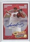 2008 Upper Deck Heroes Jersey Autograph Red #49 - Aaron Harang/50