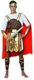 roman trojan soldier fancy dress costume adult mens one size
