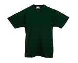 Kinder T-Shirt Valueweight; Grün,116