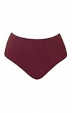 Merlot Solid High Waisted Pant - Plus Size Swimwear Plus Size Swimsuits