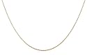 14k Yellow Gold Spiga 1.0mm Diamond-Cut Chain Necklace,18"