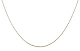 14k Yellow Gold Spiga 1.0mm Diamond-Cut Chain Necklace,18 