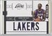 2010-11 Playoff National Treasures Timeline Materials Custom Team Nicknames #1 - Kobe Bryant/99