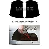 Chrysler 300 (11- ) Tail Light Vinyl Film Covers ( CHARCOAL ) by Lamin-x by Lamin-x