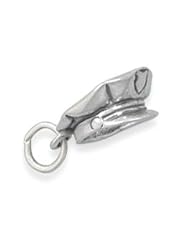 Genuine Elegante (TM) .925 Sterling Silver Police Officer Hat Charm. 100% Satisfaction Guaranteed.