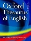 Oxford thesaurus of English