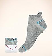 2 Pairs of Blister Resist Trainer Liner Sports Socks