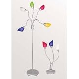 Spider Floor and Table Lamp Set (Multi) (68H Floor Lamp 26 1/2H Table Lamp)
