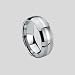 8 MM Finest Tungsten Carbide Ring With 3 Black title=