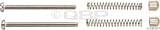 Dropout Adjusting Screw/Nut/Spring. Set/2. 3mmx40mm