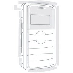 BodyGuardz Scratch-Proof Transparent Protective Skin For LG EnV 2 VX9100