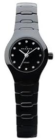 Skagen #816XSWXRC1 Women's Petite Black Ceramic Watch