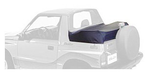 Bestop 90029-15 Duster Black Folded Down