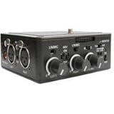 BeachTek DXA-SLR Dual XLR Audio Adapter with Built-in Preamplifiers and Pha ....