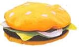 Kids Velvet Hamburger Novelty Costume Hat