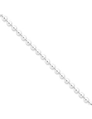Sterling Silver 4mm Beaded Necklace