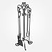 Panacea 5-Piece Scroll Top Fireplace Tool Set