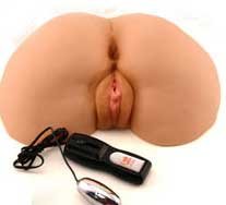 Carmen Luvana's Doggy Style CyberSkin Vibrating Vagina & Ass