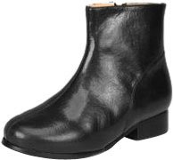 Child's Black Disco Costume Boots (Size: Large 2-3)