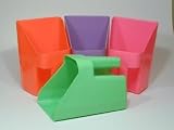 Plastic Scoop Asst Neon 3Qt