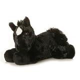 Plush Beau Black Horse Mini Flopsie 8
