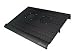 Akasa aluminium alloy widescreen notebook cooler for 17 inch notebooks, featuring 2 lo-noise ultra quiet fans, extra USB port for additional device, on/off switch