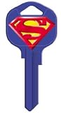 Superman Blue Kwikset KW1 House Key