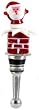 Santa Wine Bottle Stopper - Set of 2