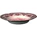 OLD BRITAIN CASTLES PINK RIM SOUP/PASTA BOWL