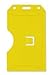 Specialist ID Yellow Badge Holder - 2-Sided Rigid Vertical Multi-Card ID Protector Case SPID-0389, Sold Individually