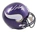 Jared Allen Autographed/Hand Signed Minnesota Vikings Full Size Riddell Helmet
