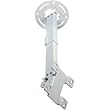 Peerless PC930A-W Adjustable Tilt Ceiling Mount for 15" to 24" Displays with 9.8" to 13.8" Extension (White)