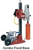 MK Diamond Milwaukee 4090 Manta III Core Drill 120V Shear Pin w/ Combination Base Drill Stand