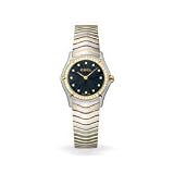 Ebel Watches - Ebel Classic Mini Two - Tone Steel and 18k Gold with Diamond Bezel and Diamond Hour... by magazines