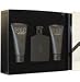 Polo Double Black Set-Edt Spray 4.2 Oz & Aftershave Gel 2.5 Oz & Hair And Body Wash 2.5 Oz By Ralph Lauren
