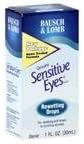 Bausch and Lomb Rewetting Eye Drops, Sensitive - 1 oz (Pack of 6)