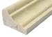 Crown Molding 12" POLISHED Crema Marfil