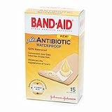 Band-Aid Adhesive Bandages Plus Antibiotic 15 ea