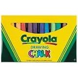 Colored Drawing Chalk 144-Stick Pack, 6 Each of 24 Assorted Colors per pack