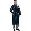 Giovanni Navarre Mens Leather Trench Coat XL (42-44)