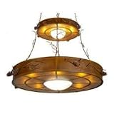 Meyda Tiffany 23812 60 Inch W Walden Pine 2 Tier Inverted Pendant