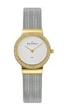 Skagen Gold & Silver Mesh Chrome Dial Women's watch #644SGS