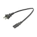 Video Games : Notebook Power Cord, C7 Figure-Eight Plug, 1FT.