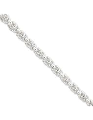 Sterling Silver 7.75inch Polished Fancy Link Toggle Bracelet QH140-7.75"