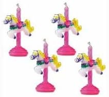 Carousel Horses Cake Decoration Candles (4 pack)